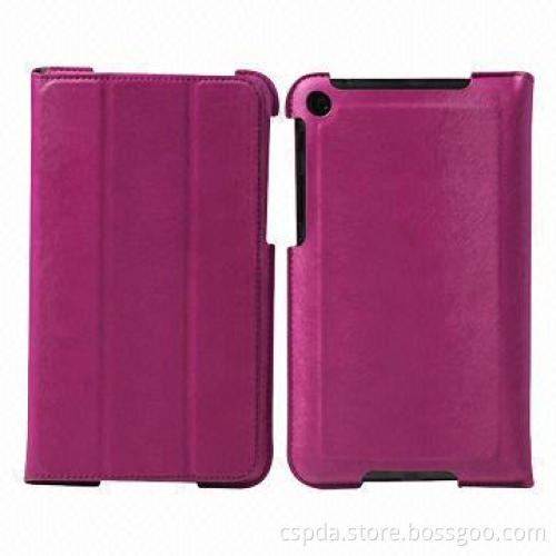 Ultra-thin 3 Folios Leather Case/Cover for New Google Nexus 7 2, Easy to Remove and Install